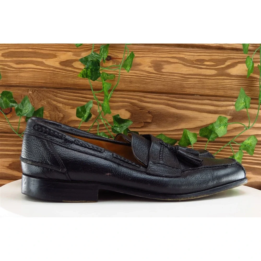 Sandro Moscoloni Shoes Sz 11.5‎ M Black Loafer Leather Men